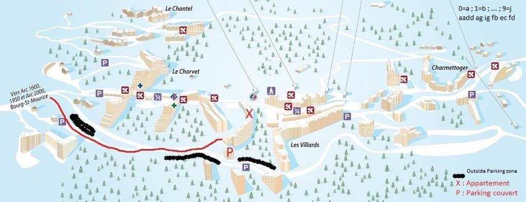 Les Arcs 1800, Nova 2, 6 Pers, Parking Couvert Gratuit Экстерьер фото
